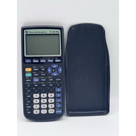 Texas Instruments TI-83 Plus Graphing Calculator Black - Tested - Picture 1 of 8